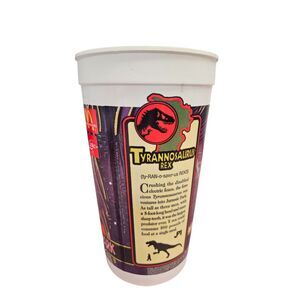 1992 McDonald’s Tyrannosaurus Rex Collectible Cup Dinosaur 7” Vintage